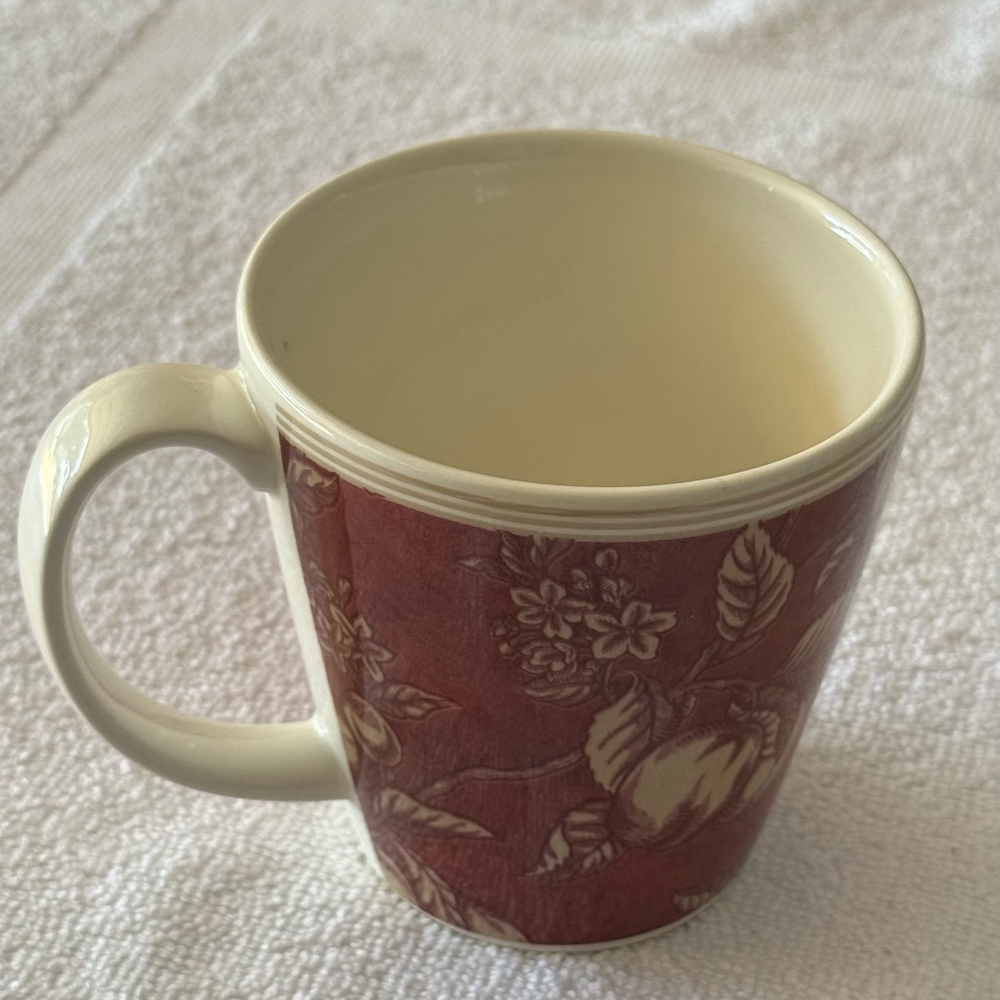 The Waverly Garden Room Fruit Toile Vintage Coffee Mug - Picture 3 of 6
